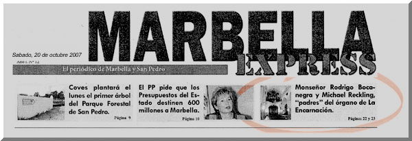           Artículo sobre la historia 
del Órgano del Sol Mayor de Marbella